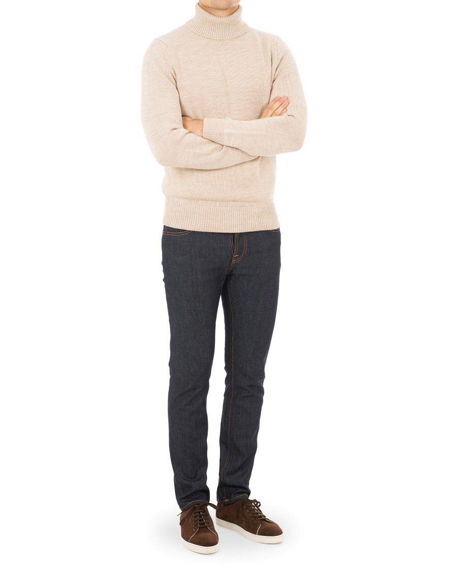 Herre | Jeans | Nudie Jeans | Grim Tim Organic Slim Fit Jeans Dry Open Navy