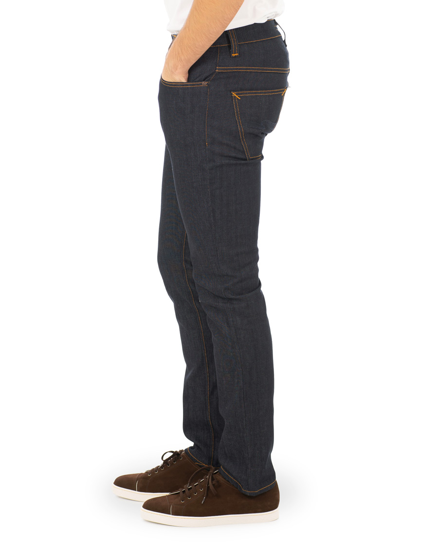 Herre | Jeans | Nudie Jeans | Grim Tim Organic Slim Fit Jeans Dry Open Navy