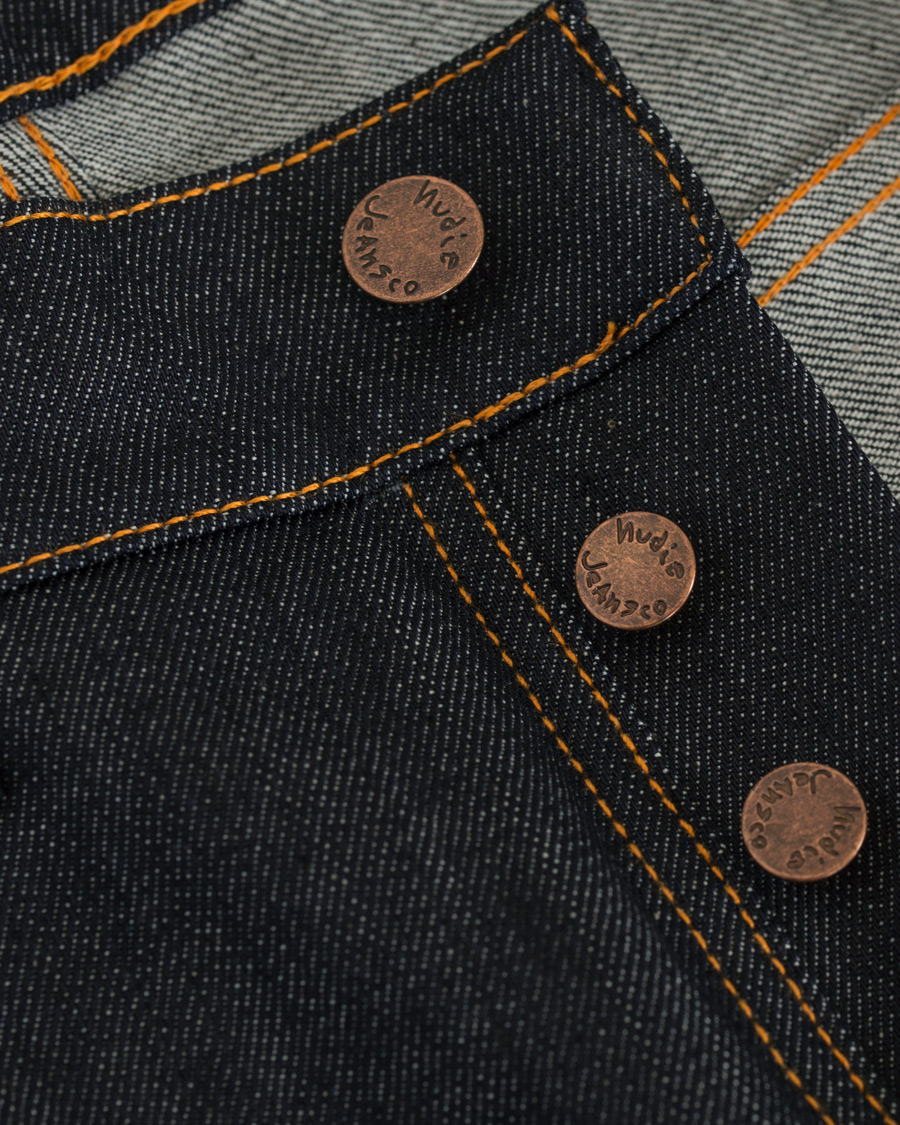 Herre | Jeans | Nudie Jeans | Grim Tim Organic Slim Fit Jeans Dry Open Navy