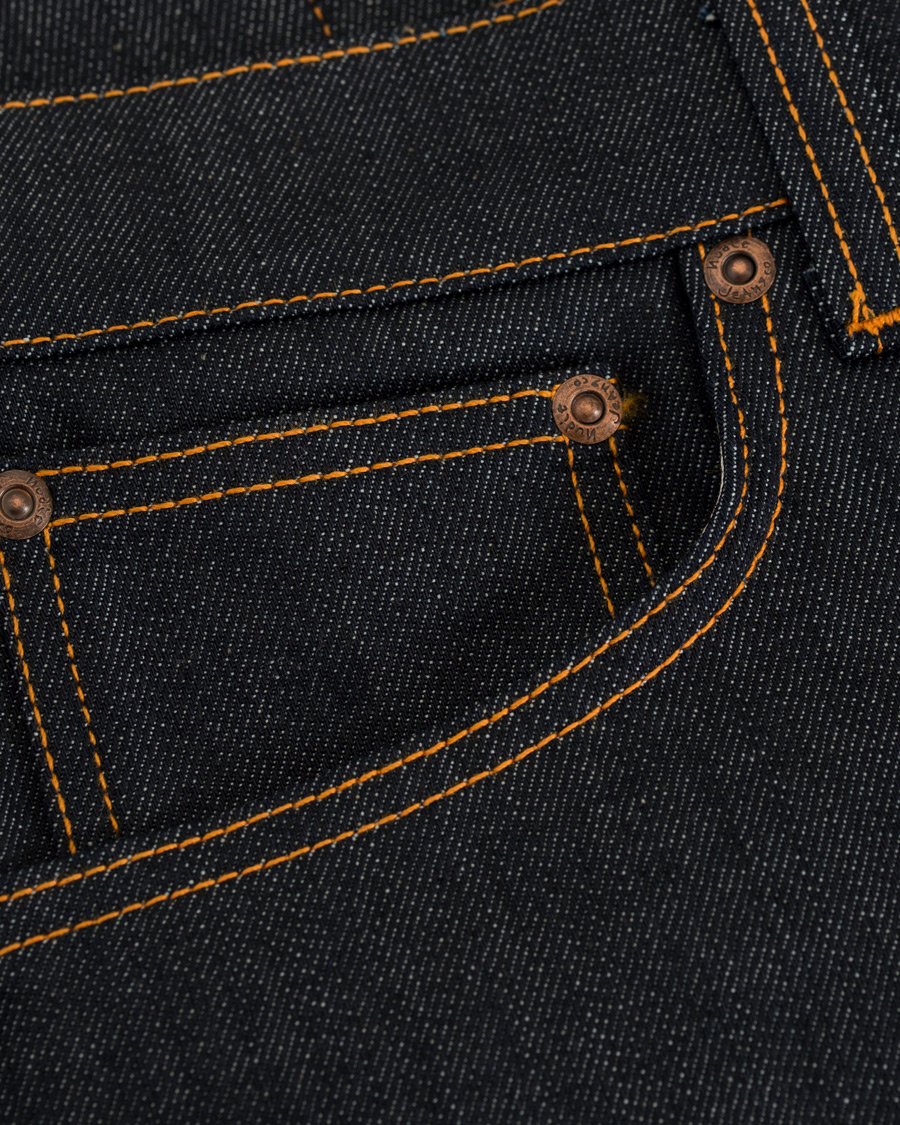 Herre | Jeans | Nudie Jeans | Grim Tim Organic Slim Fit Jeans Dry Open Navy