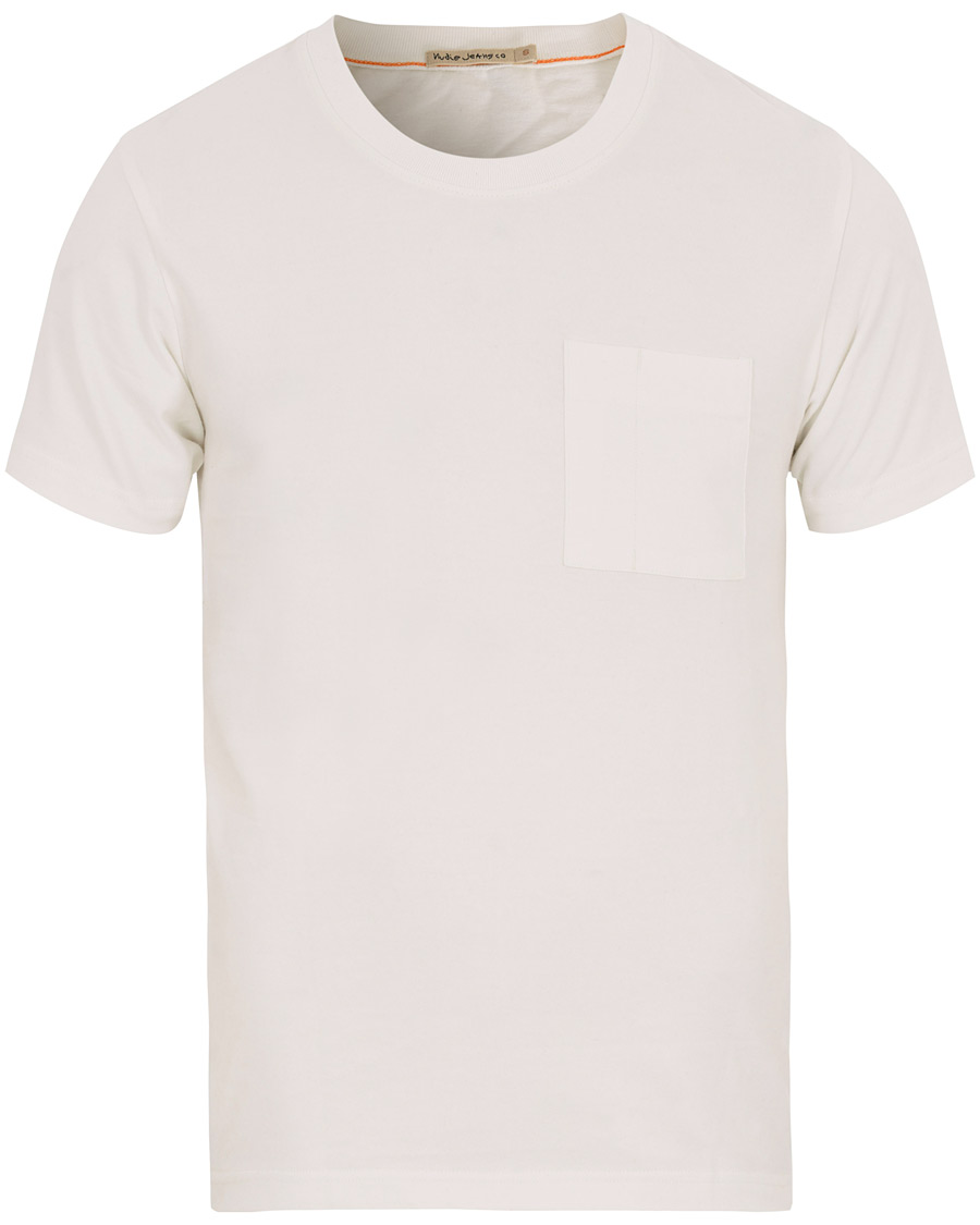 Herre | T-Shirts | Nudie Jeans | Kurt Worker Tee Off White
