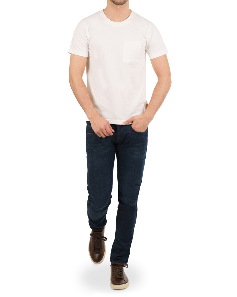 Herre | T-Shirts | Nudie Jeans | Kurt Worker Tee Off White