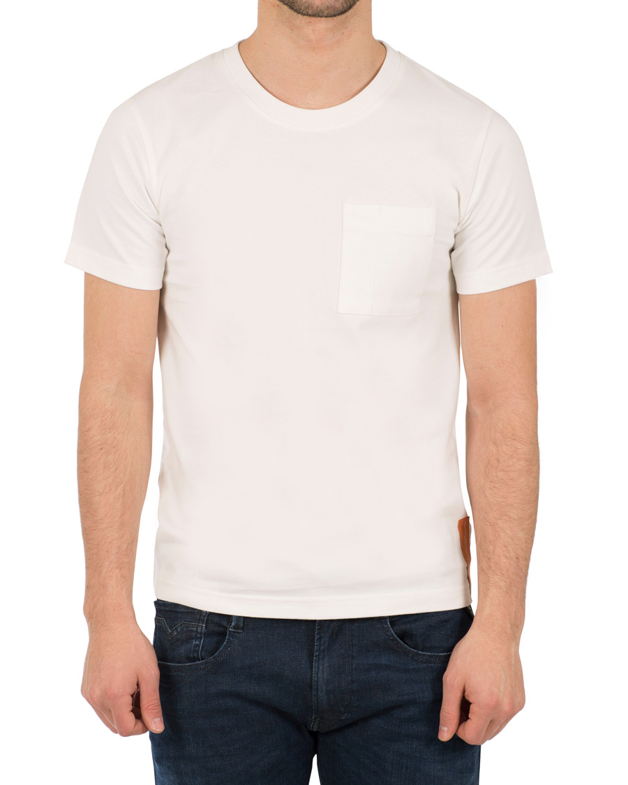 Herre | T-Shirts | Nudie Jeans | Kurt Worker Tee Off White