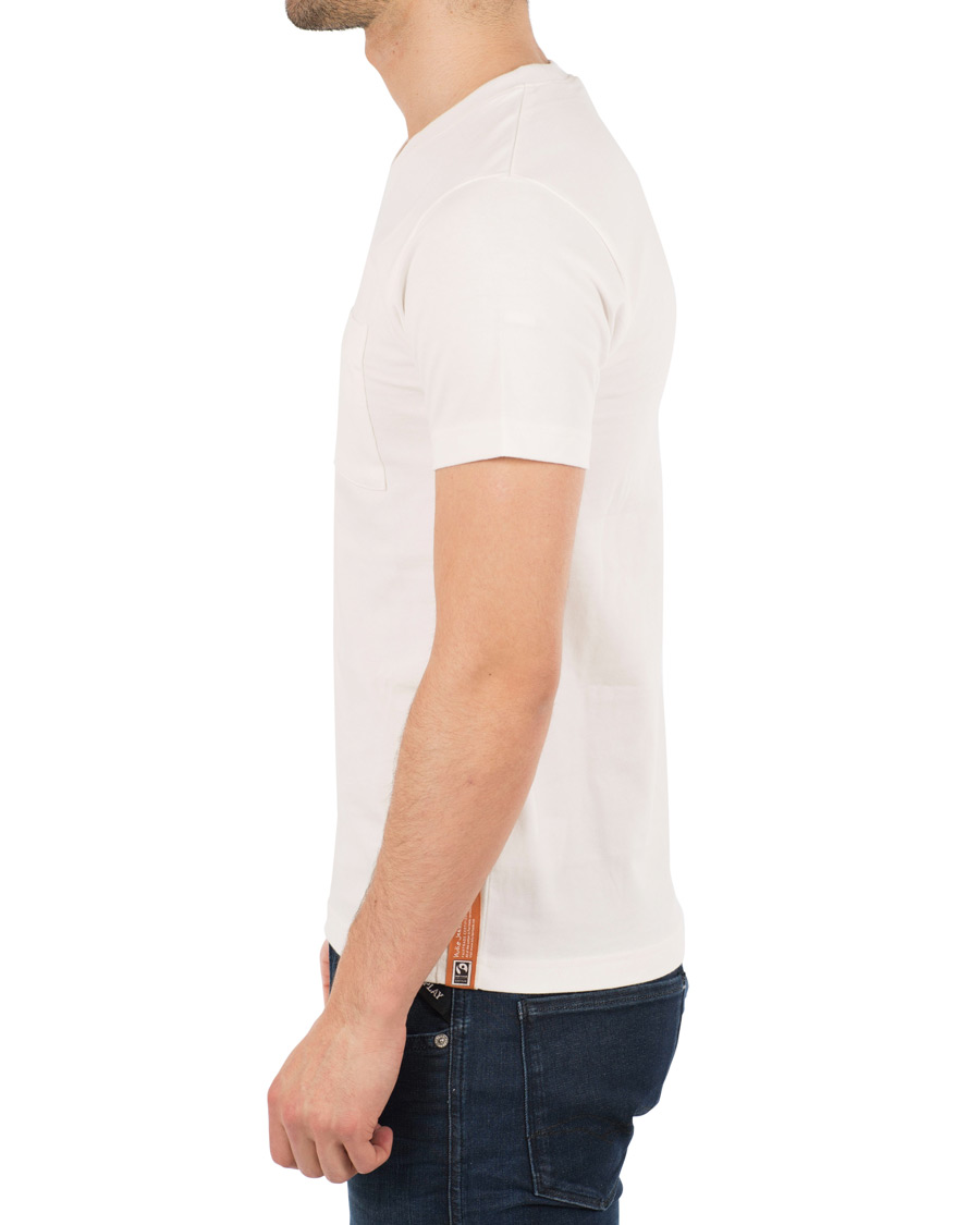 Herre | T-Shirts | Nudie Jeans | Kurt Worker Tee Off White