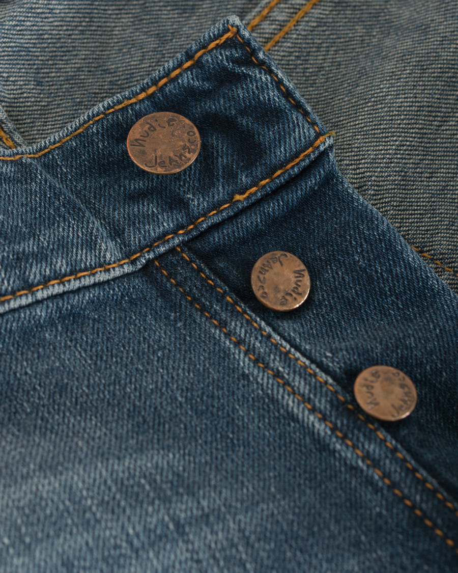 Herre | Jeans | Nudie Jeans | Tilted Tor Organic Slim Fit Jeans True Cold Blue