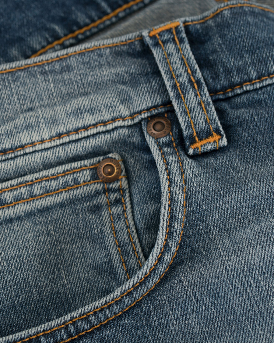 Herre | Jeans | Nudie Jeans | Tilted Tor Organic Slim Fit Jeans True Cold Blue