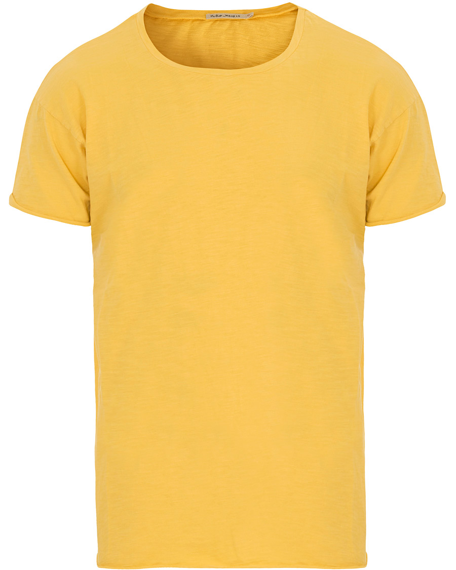 Herre | T-Shirts | Nudie Jeans | Roger Slub Tee Sun Yellow
