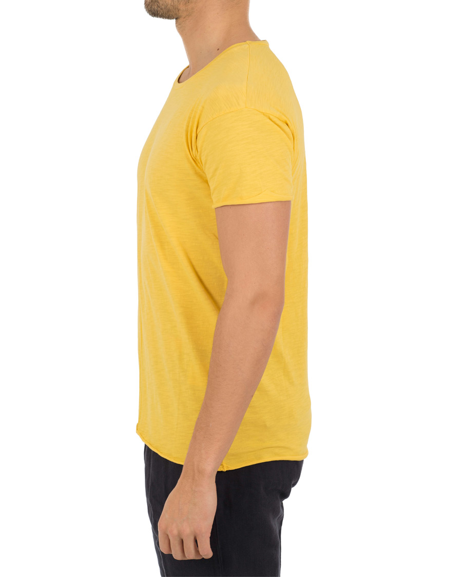 Herre | T-Shirts | Nudie Jeans | Roger Slub Tee Sun Yellow