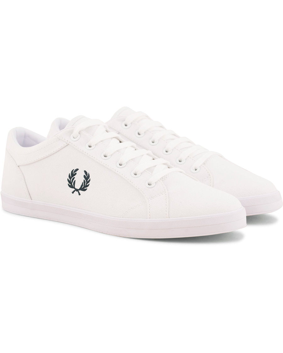 Herre | Fred Perry Baseline Canvas Sneaker White | Fred Perry | Baseline Canvas Sneaker White