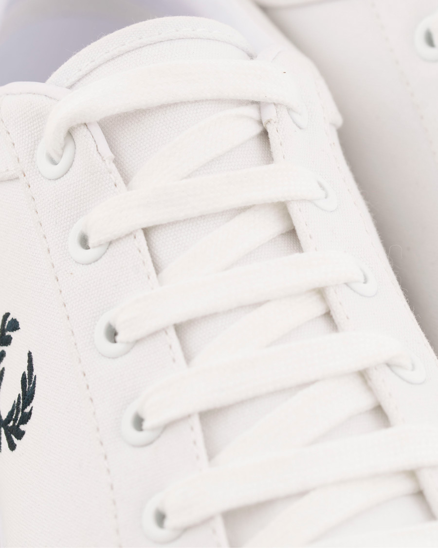 Herre | Fred Perry Baseline Canvas Sneaker White | Fred Perry | Baseline Canvas Sneaker White