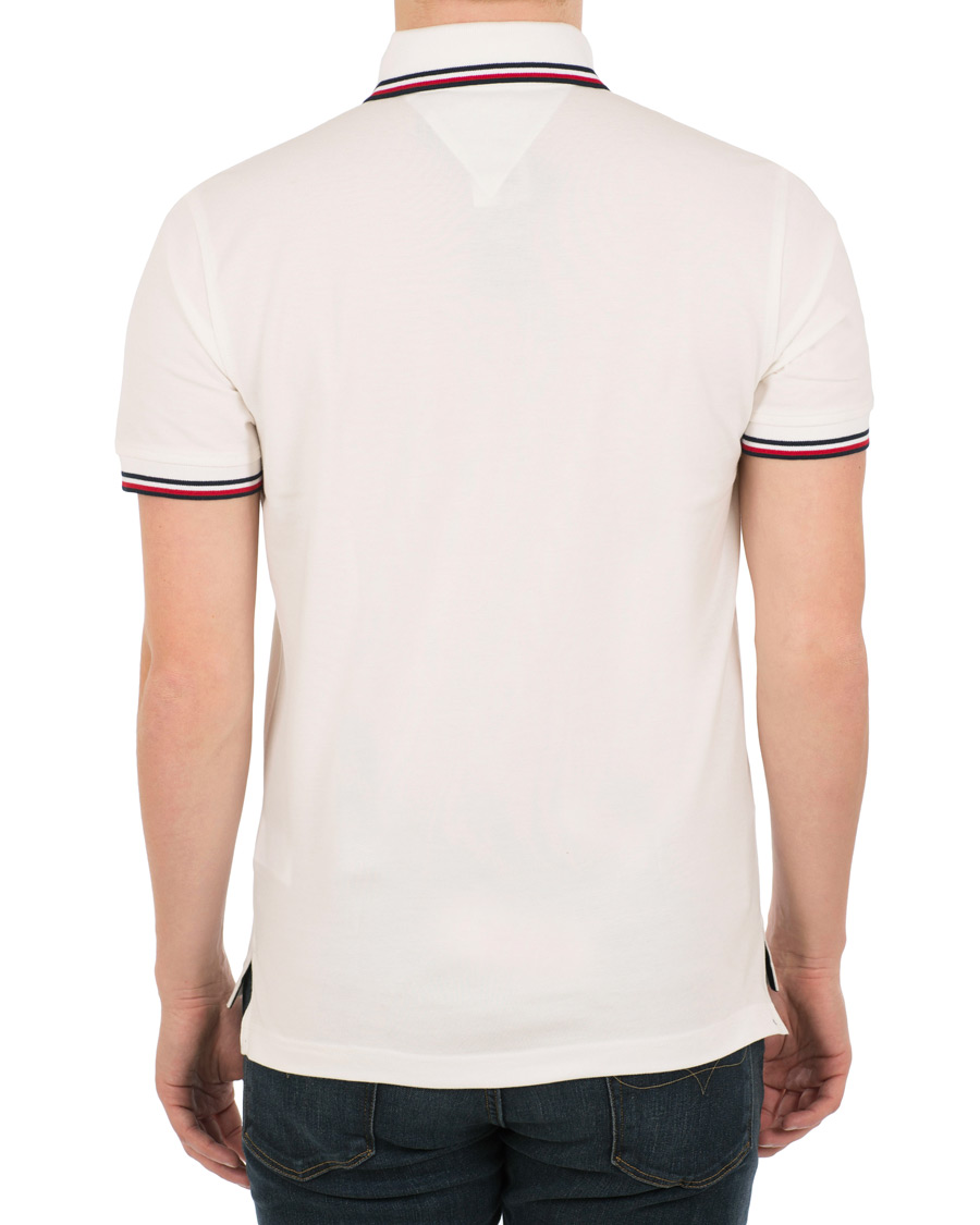 Herre | Polotrøjer | Tommy Hilfiger | Regular Fit Tipped Polo Snow White