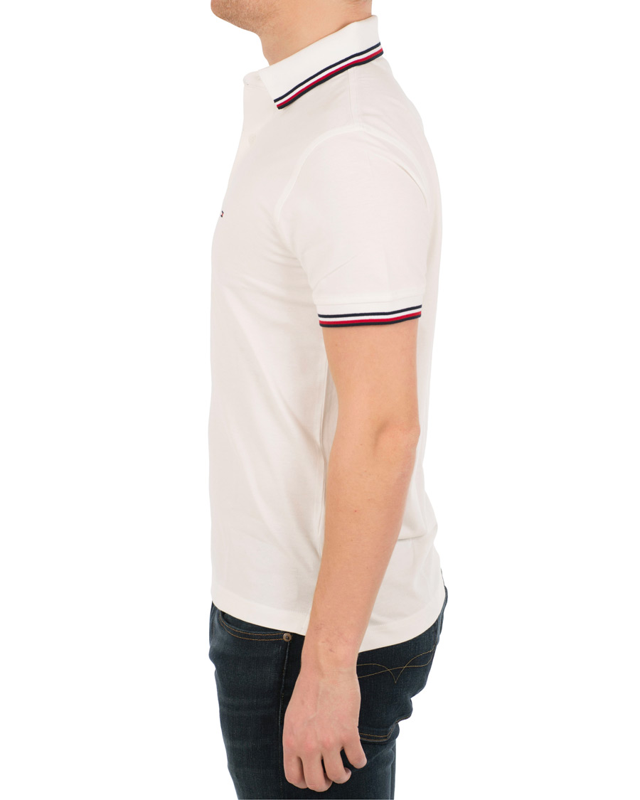 Herre | Polotrøjer | Tommy Hilfiger | Regular Fit Tipped Polo Snow White