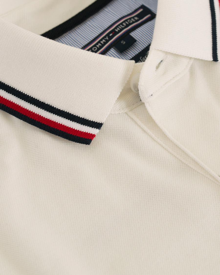 Herre | Polotrøjer | Tommy Hilfiger | Regular Fit Tipped Polo Snow White