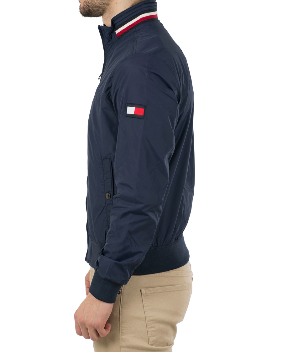 Tommy hilfiger nylon rib on sale bomber jacket