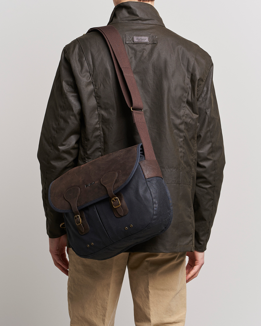 Herre | 20% udsalg | Barbour Lifestyle | Wax Leather Tarras Navy