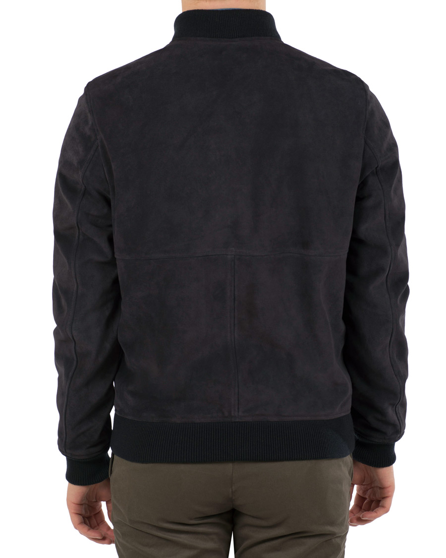 Herre | Jakker | A.P.C. | The Ferris Suede Jacket Navy