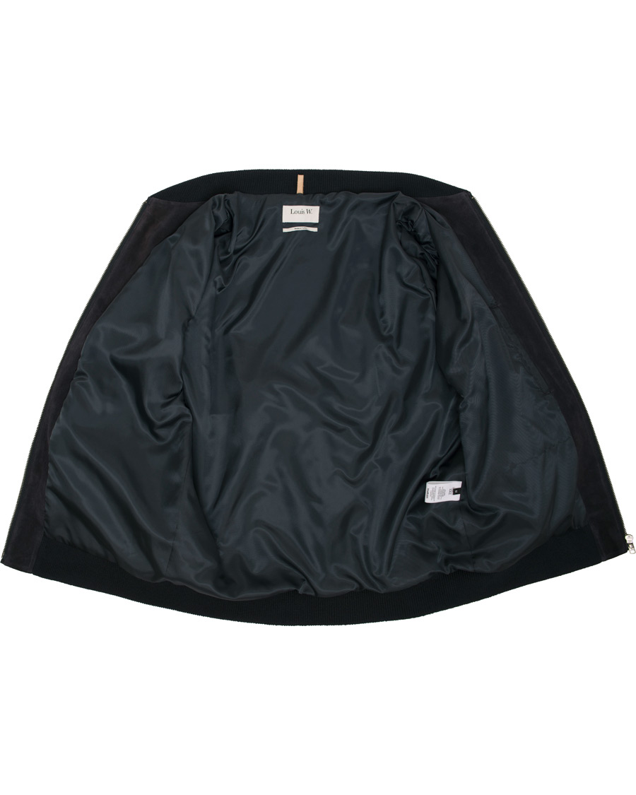 Herre | Jakker | A.P.C. | The Ferris Suede Jacket Navy