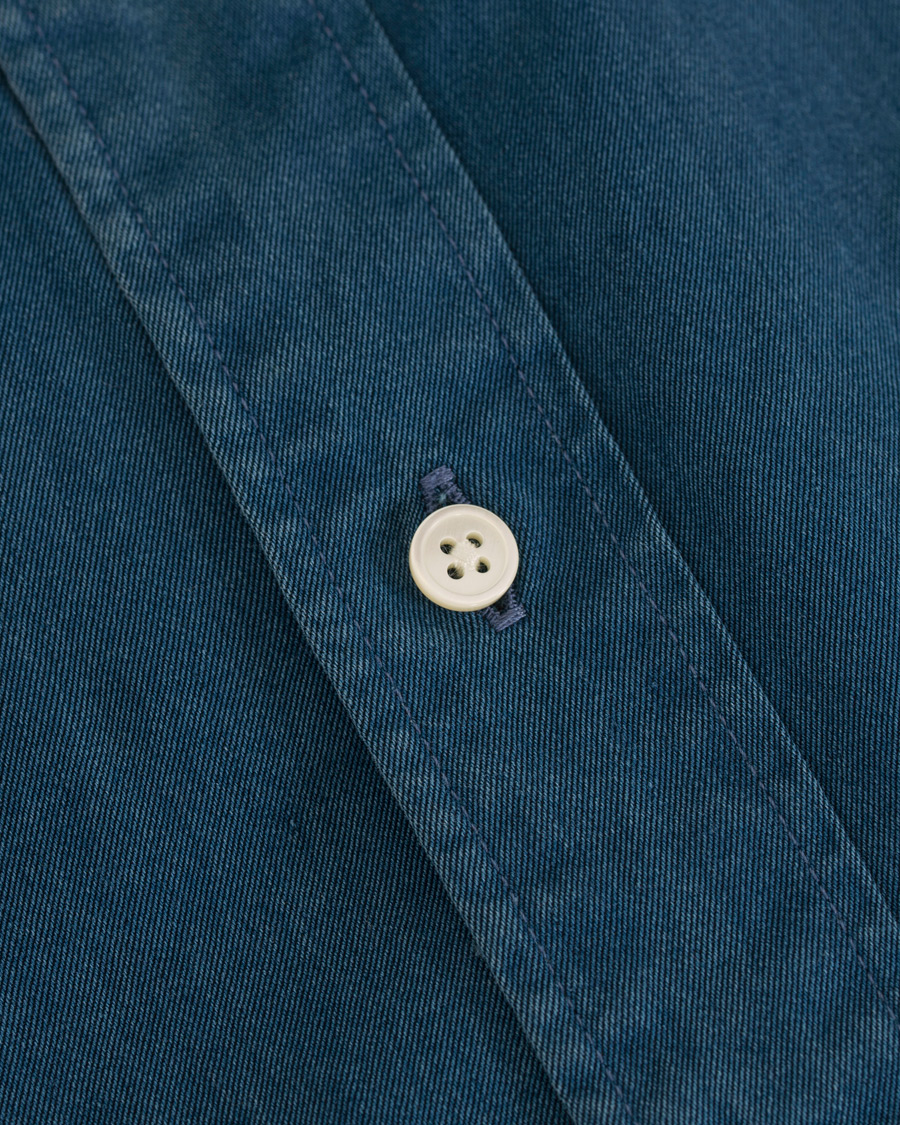 Herre | Skjorter | Schnayderman?s | Schnayderman's Leisure Indigo Jeans Shirt Mid blue