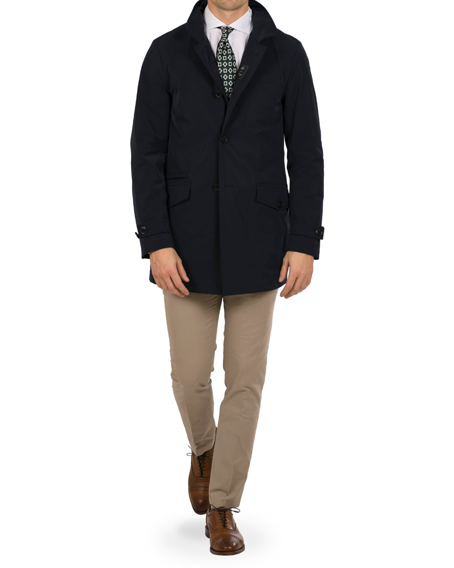 Herre | Jakker | Fay | JFK Travel Raincoat Navy