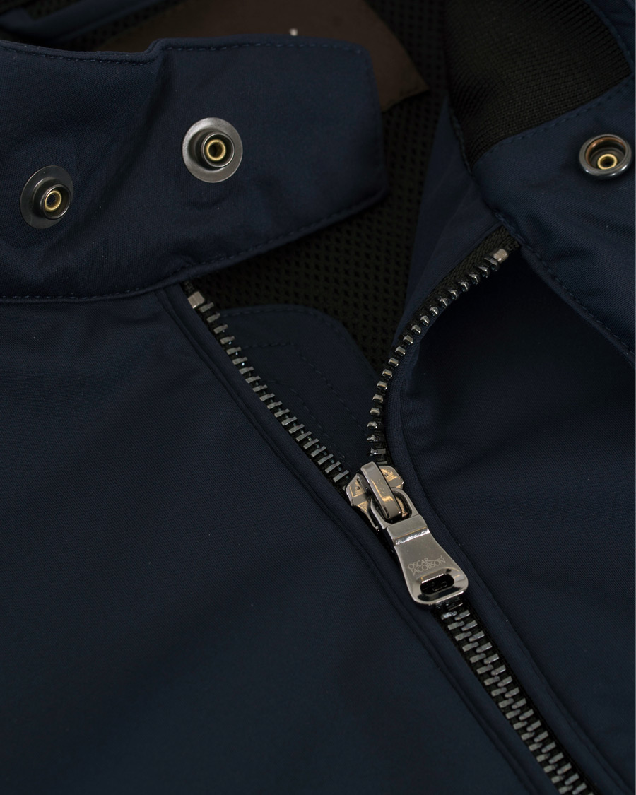 Herre | Jakker | Oscar Jacobson | Harrys Harrington Jacket Navy