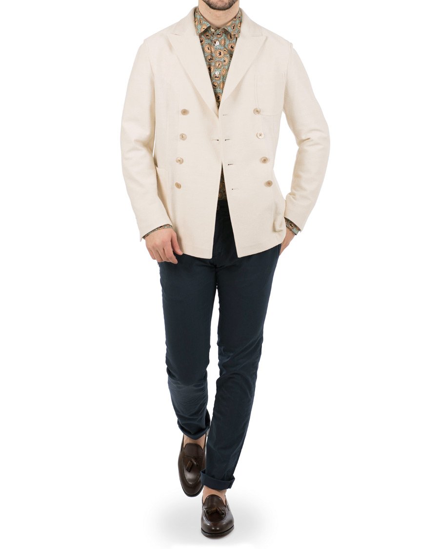 Herre | Blazere & jakker | The Gigi | Ziggy Double Breasted Cardigan White