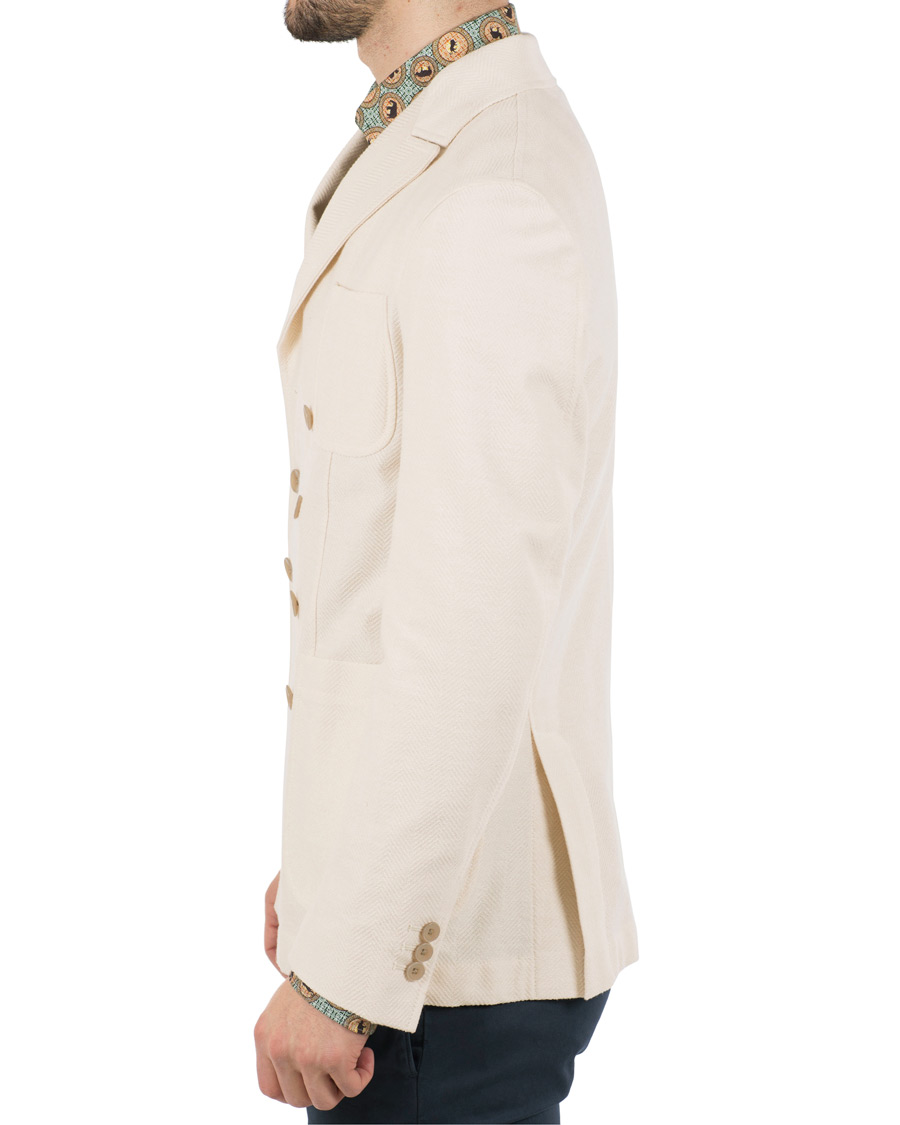 Herre | Blazere & jakker | The Gigi | Ziggy Double Breasted Cardigan White