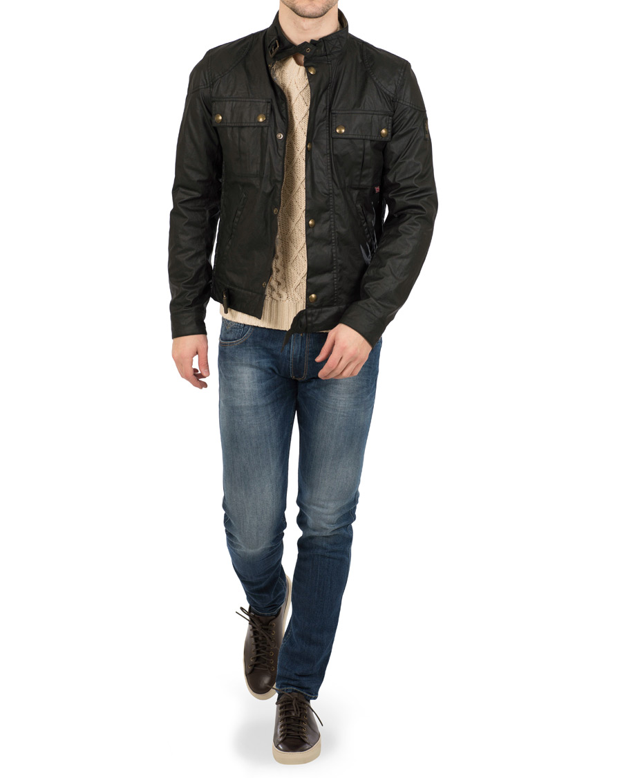 Herre | Jakker | Belstaff | Gangster Waxed Jacket Black