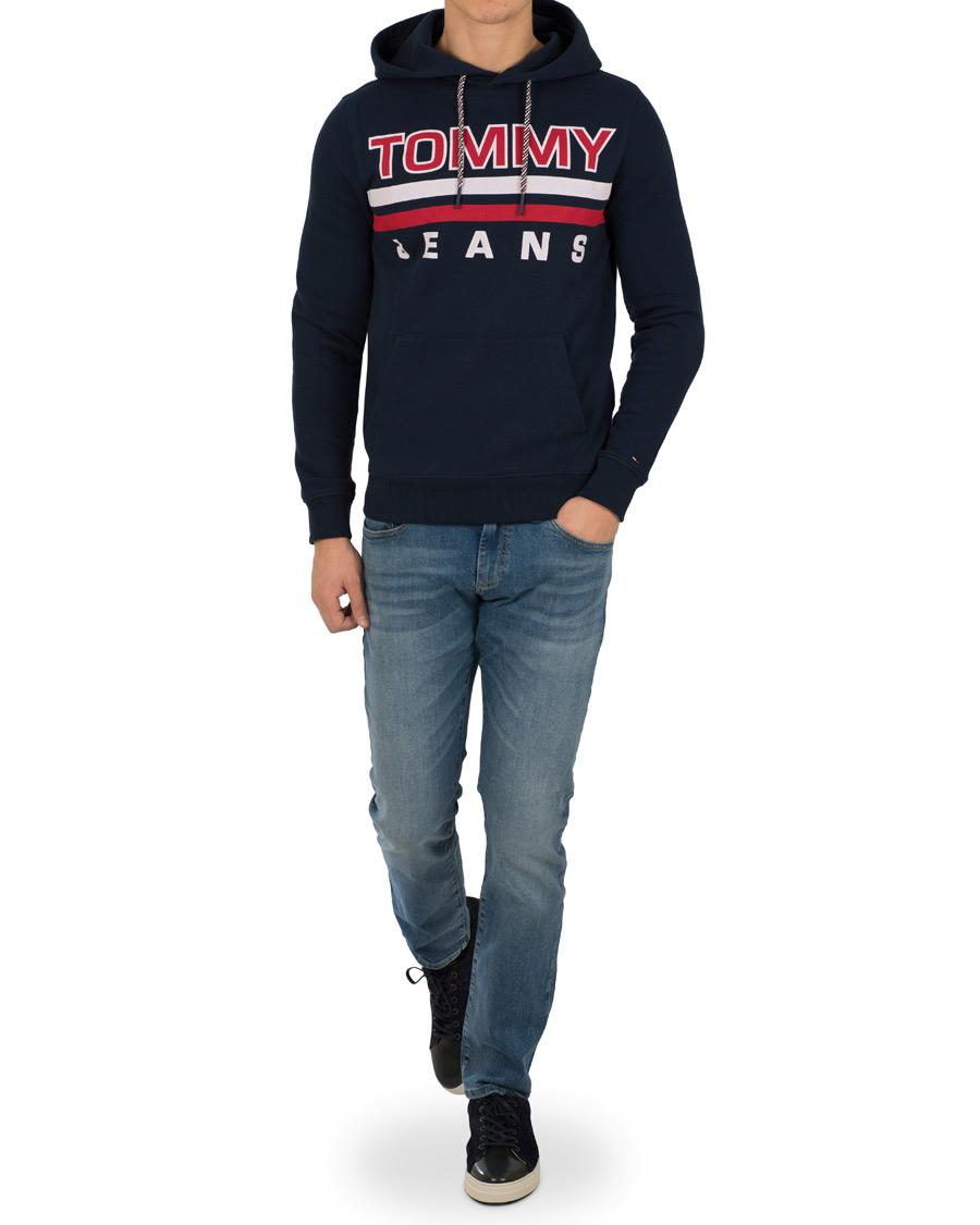 Herre | Trøjer | Tommy Jeans | Essential Hoodie Blue Iris
