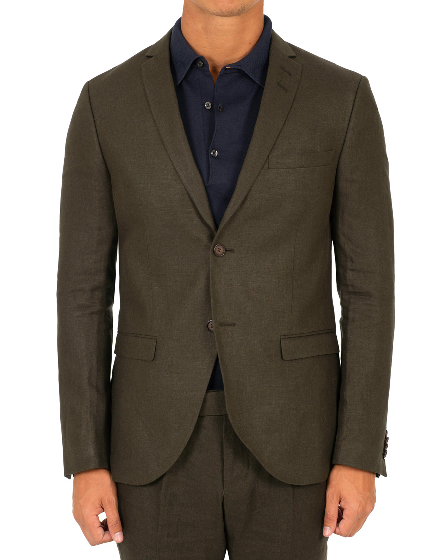 Herre | Blazere & jakker | Tiger of Sweden | Jil 9 Linen Blazer Green