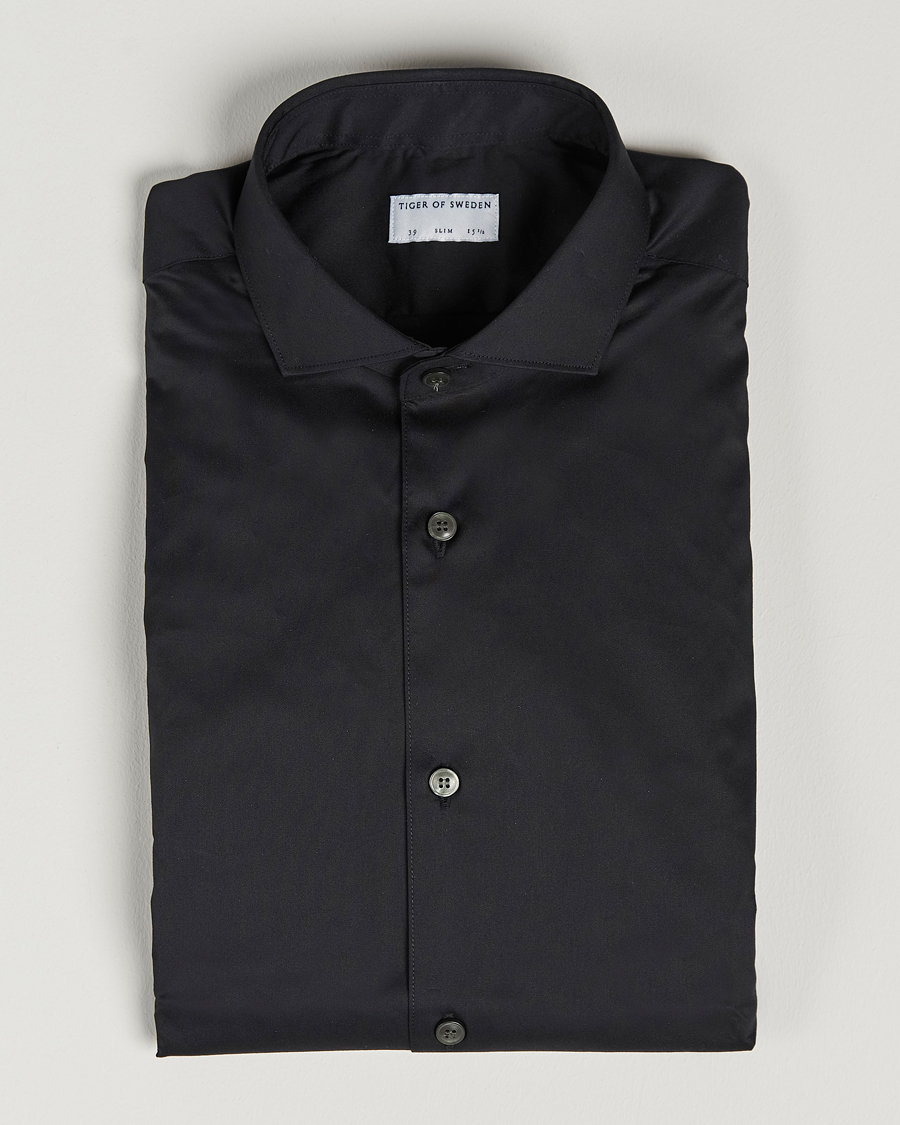 Herre | Skjorter | Tiger of Sweden | Farell 5 Stretch Shirt Black