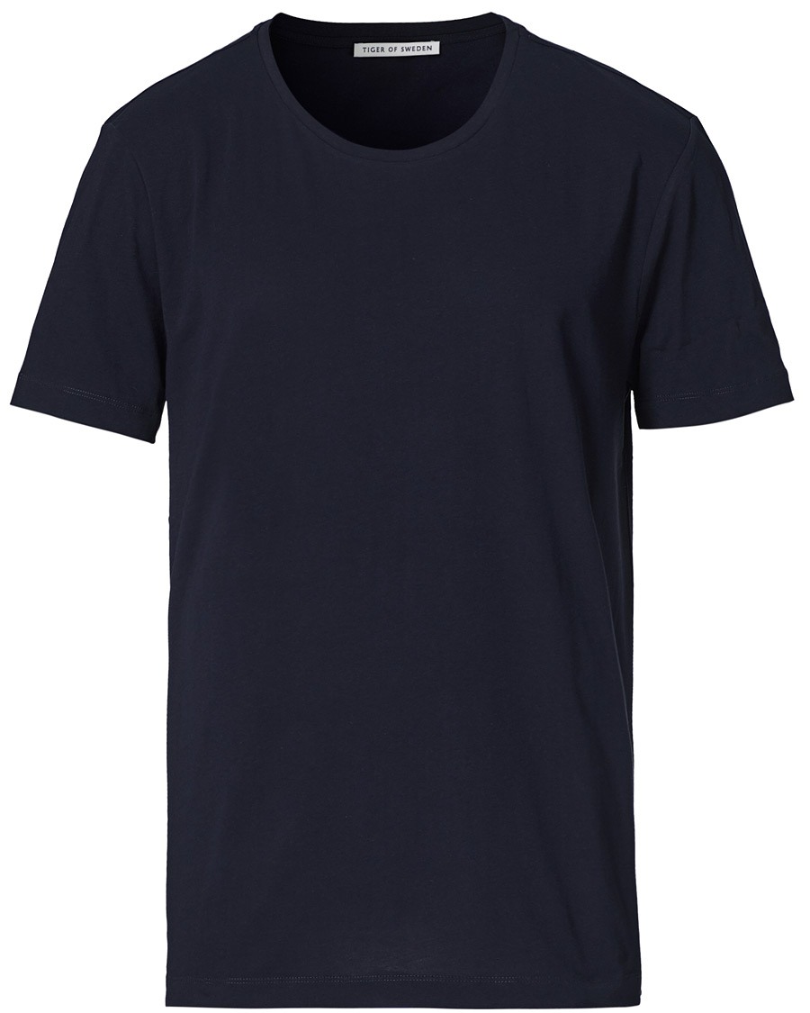 Herre | T-Shirts | Tiger of Sweden | Legacy Crew Neck Tee Navy