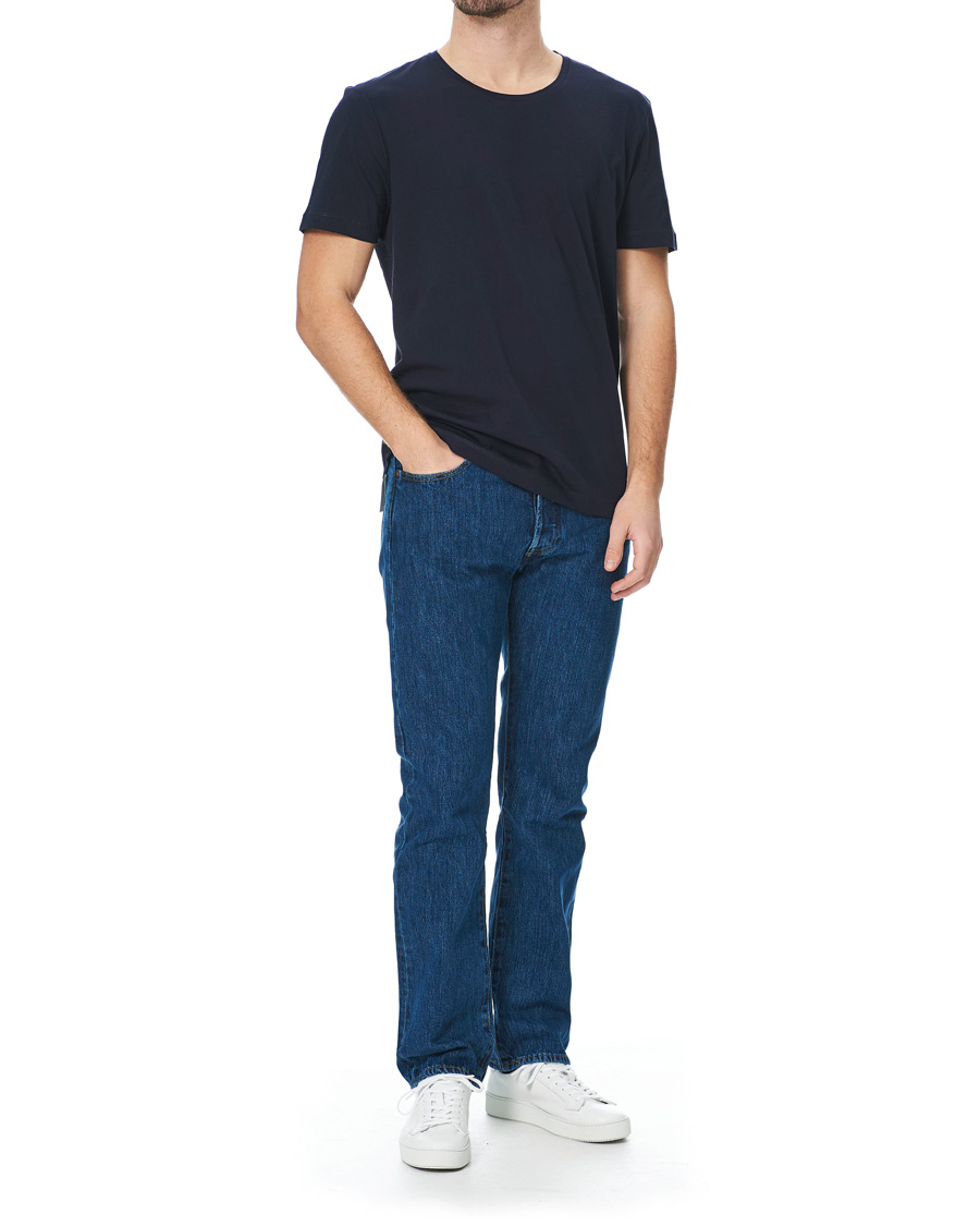 Herre | T-Shirts | Tiger of Sweden | Legacy Crew Neck Tee Navy
