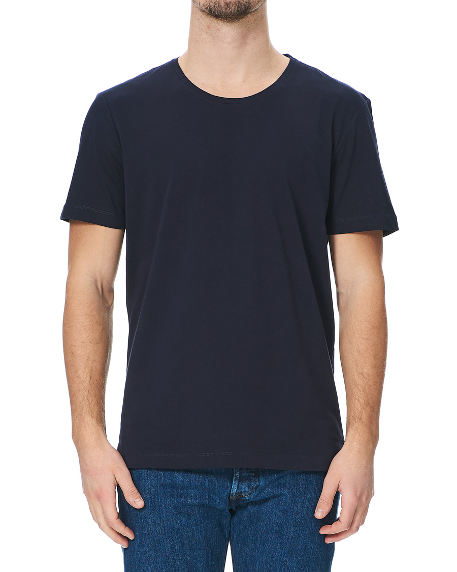 Herre | T-Shirts | Tiger of Sweden | Legacy Crew Neck Tee Navy