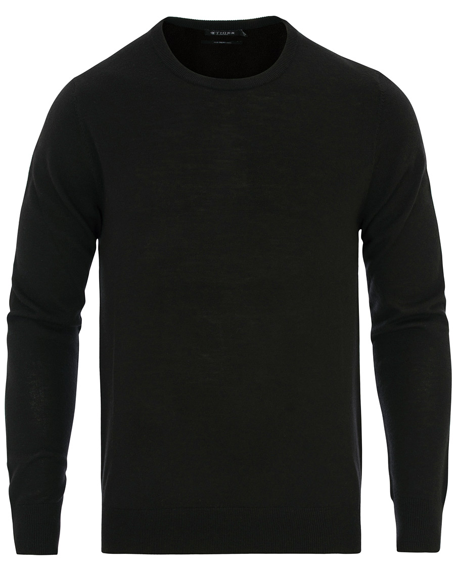 Herre | Trøjer | Tiger of Sweden | Matias Crew Neck Pullover Black