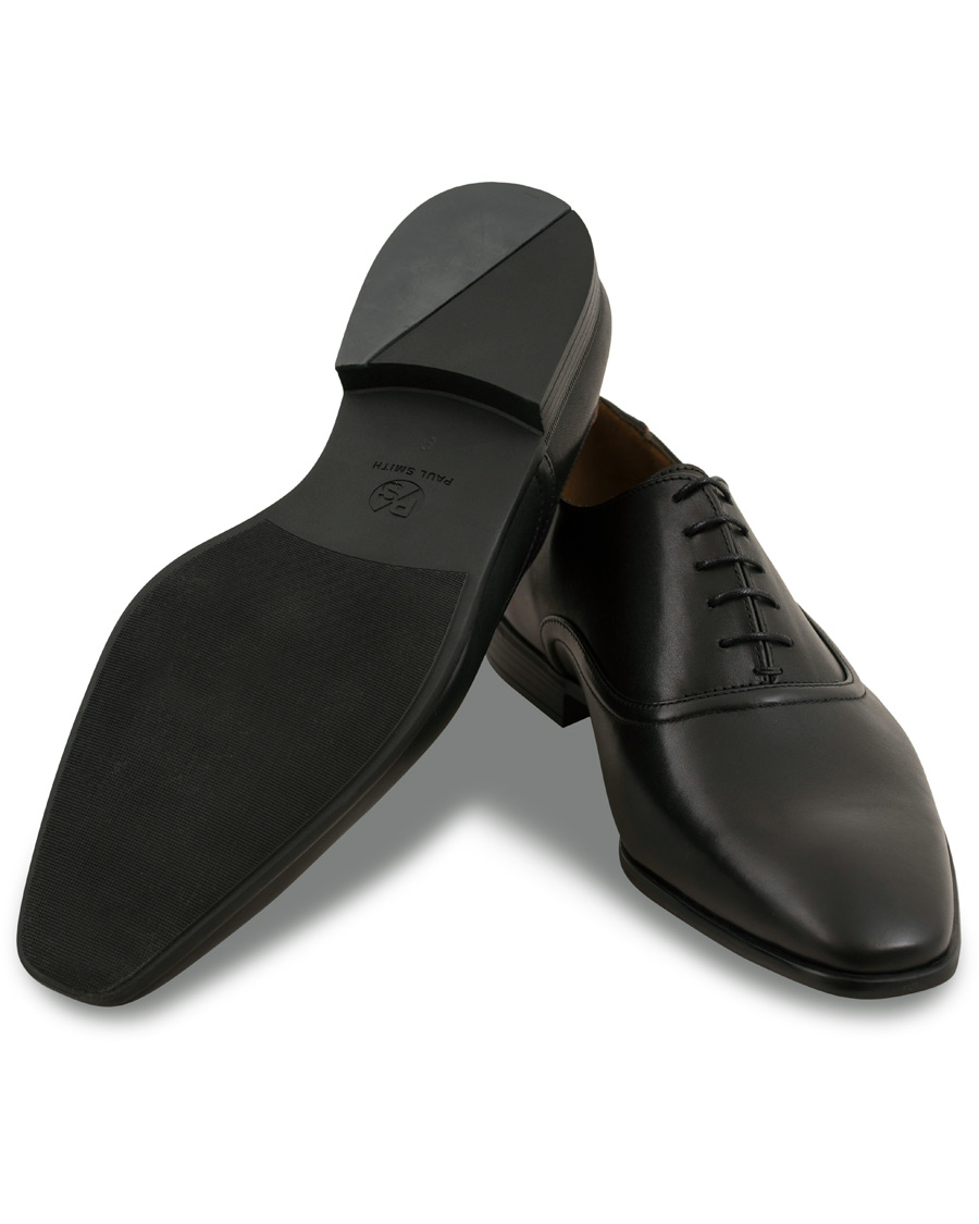 Herre | PS Paul Smith Starling Rubber Sole Oxford Black Burnished Calf | PS Paul Smith | Starling Rubber Sole Oxford Black Burnished Calf
