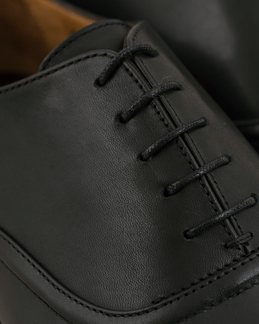 Herre | PS Paul Smith Starling Rubber Sole Oxford Black Burnished Calf | PS Paul Smith | Starling Rubber Sole Oxford Black Burnished Calf