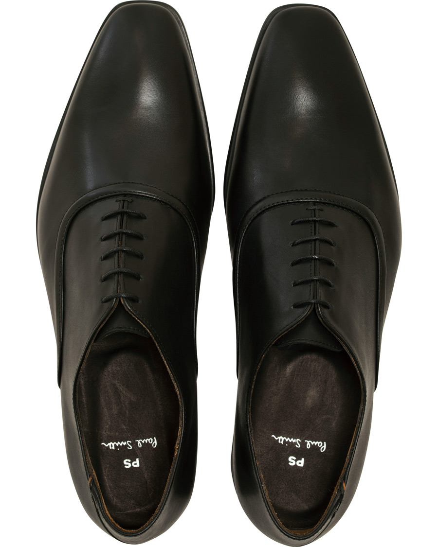 Herre | PS Paul Smith Starling Rubber Sole Oxford Black Burnished Calf | PS Paul Smith | Starling Rubber Sole Oxford Black Burnished Calf