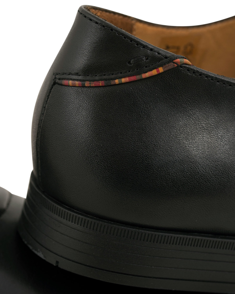 Herre | PS Paul Smith Starling Rubber Sole Oxford Black Burnished Calf | PS Paul Smith | Starling Rubber Sole Oxford Black Burnished Calf
