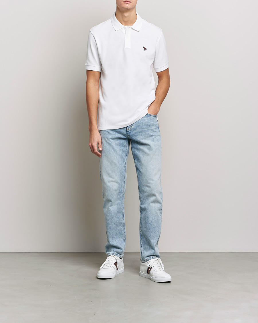 Herre |  | PS Paul Smith | Regular Fit Zebra Polo White