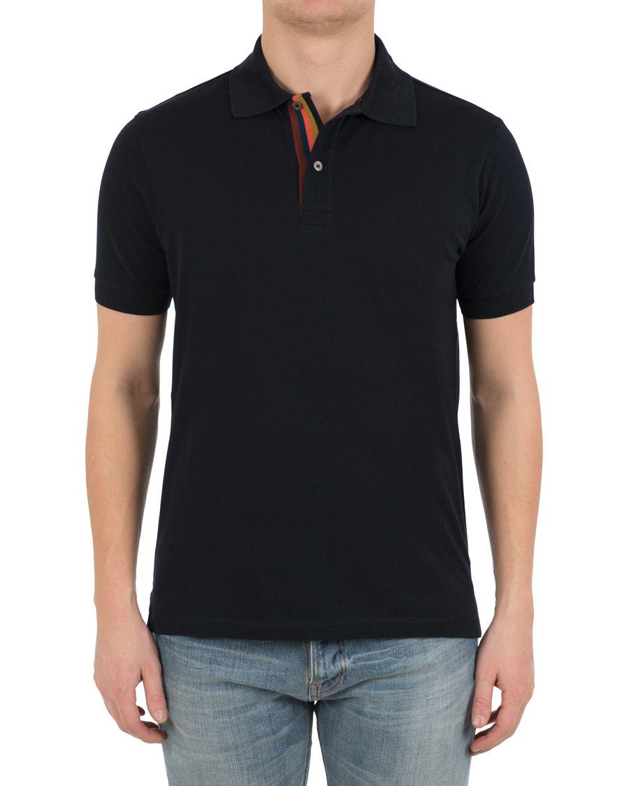 Herre | Polotrøjer | Paul Smith | Placket Stripe Polo Navy XL