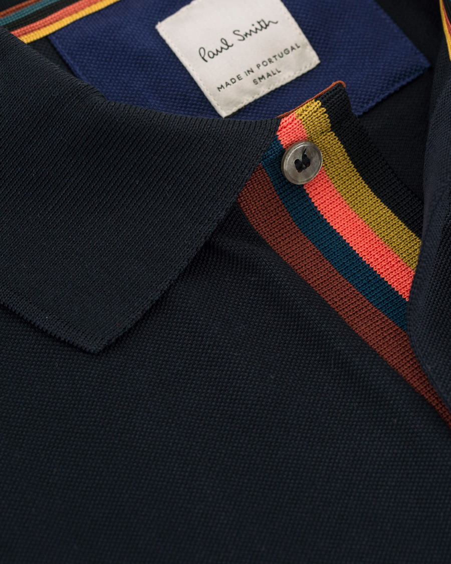 Herre | Polotrøjer | Paul Smith | Placket Stripe Polo Navy XL