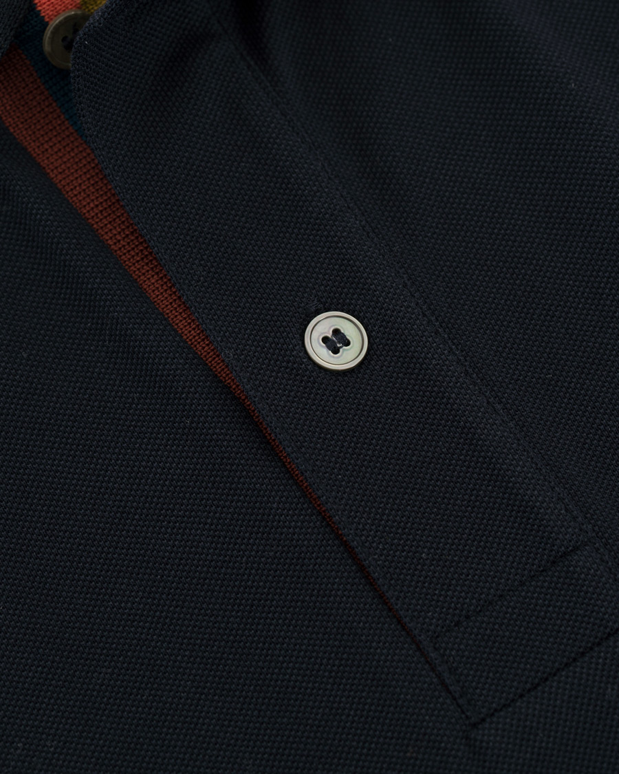 Herre | Polotrøjer | Paul Smith | Placket Stripe Polo Navy XL