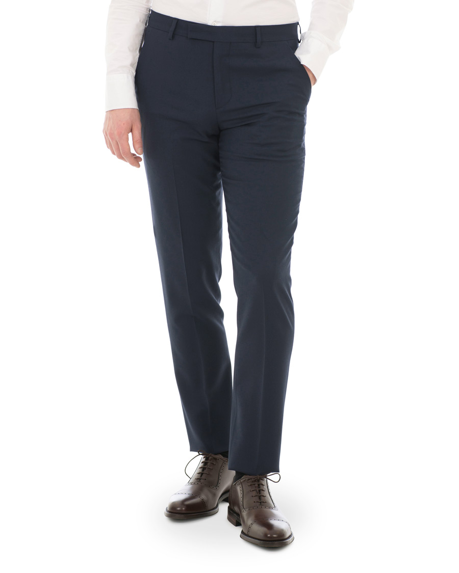 Herre | Jakkesæt | Paul Smith | Slim Fit Wool Travel Suit Navy