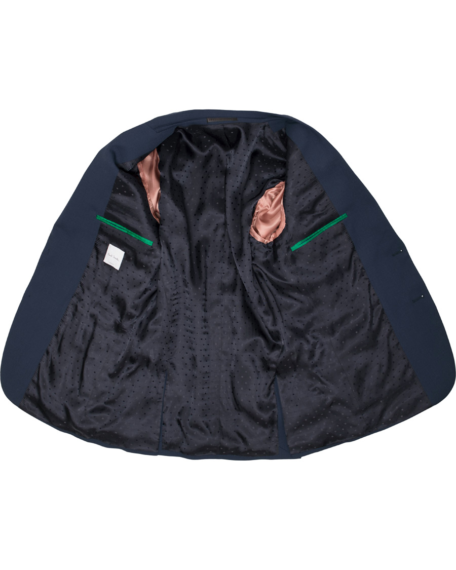 Herre | Jakkesæt | Paul Smith | Slim Fit Wool Travel Suit Navy