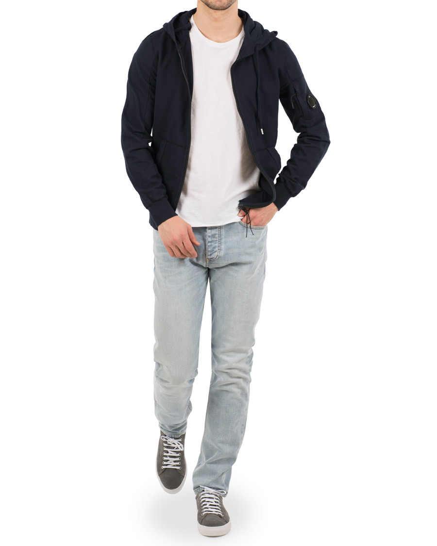 Herre | Trøjer | C.P. Company | Full-Zip Hoodie Navy