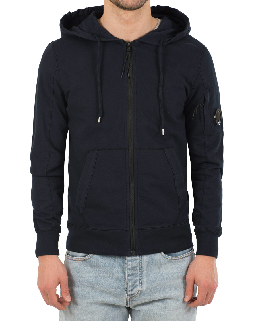 Herre | Trøjer | C.P. Company | Full-Zip Hoodie Navy