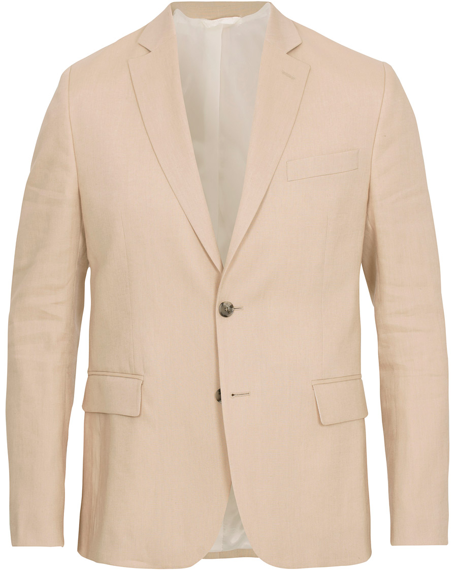 Herre | Blazere & jakker | J.Lindeberg | Hopper Soft Tech Linen Blazer Oxford Tan