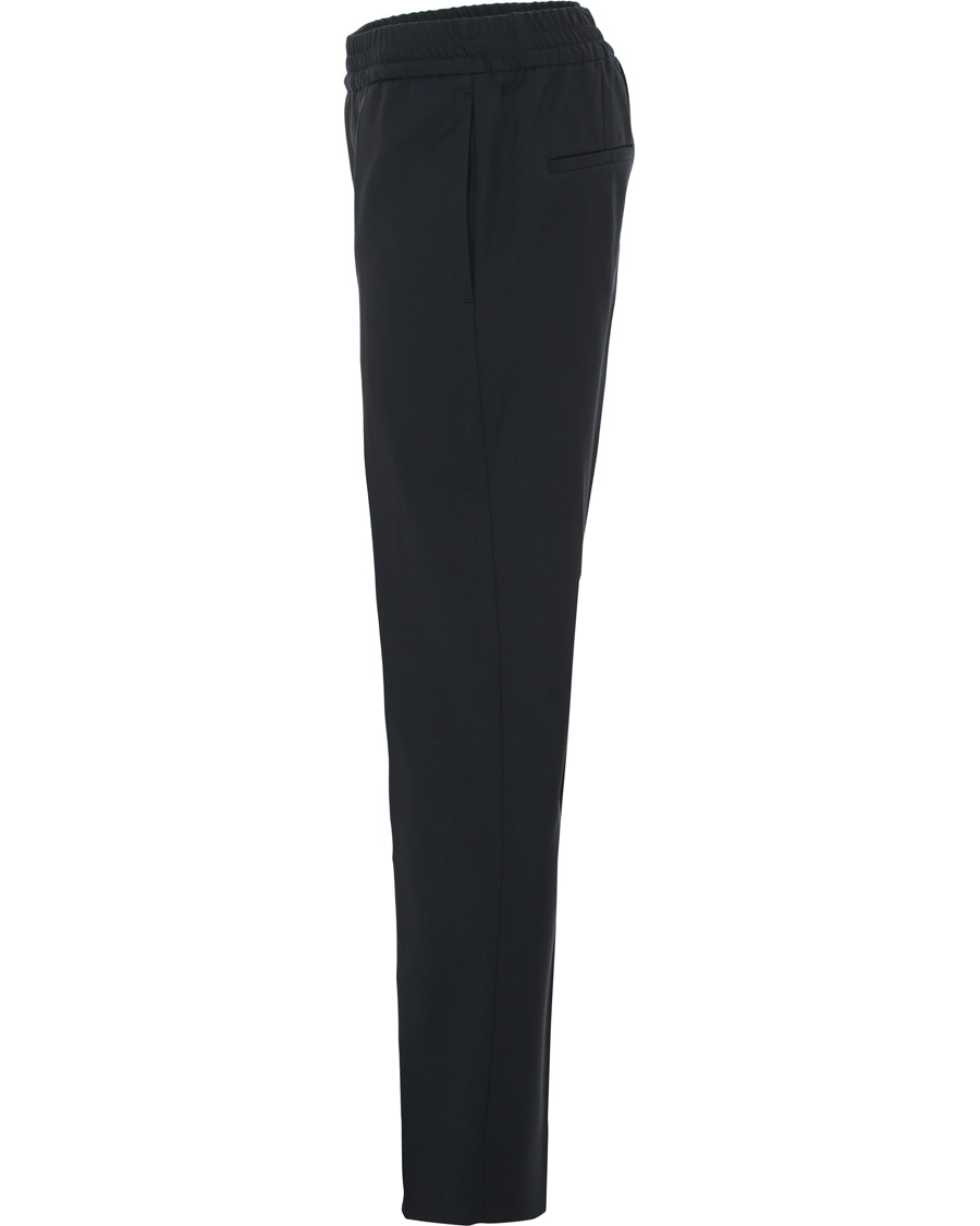 Herre | Bukser | J.Lindeberg | Sasha Comfort Wool Draw String Trousers Navy