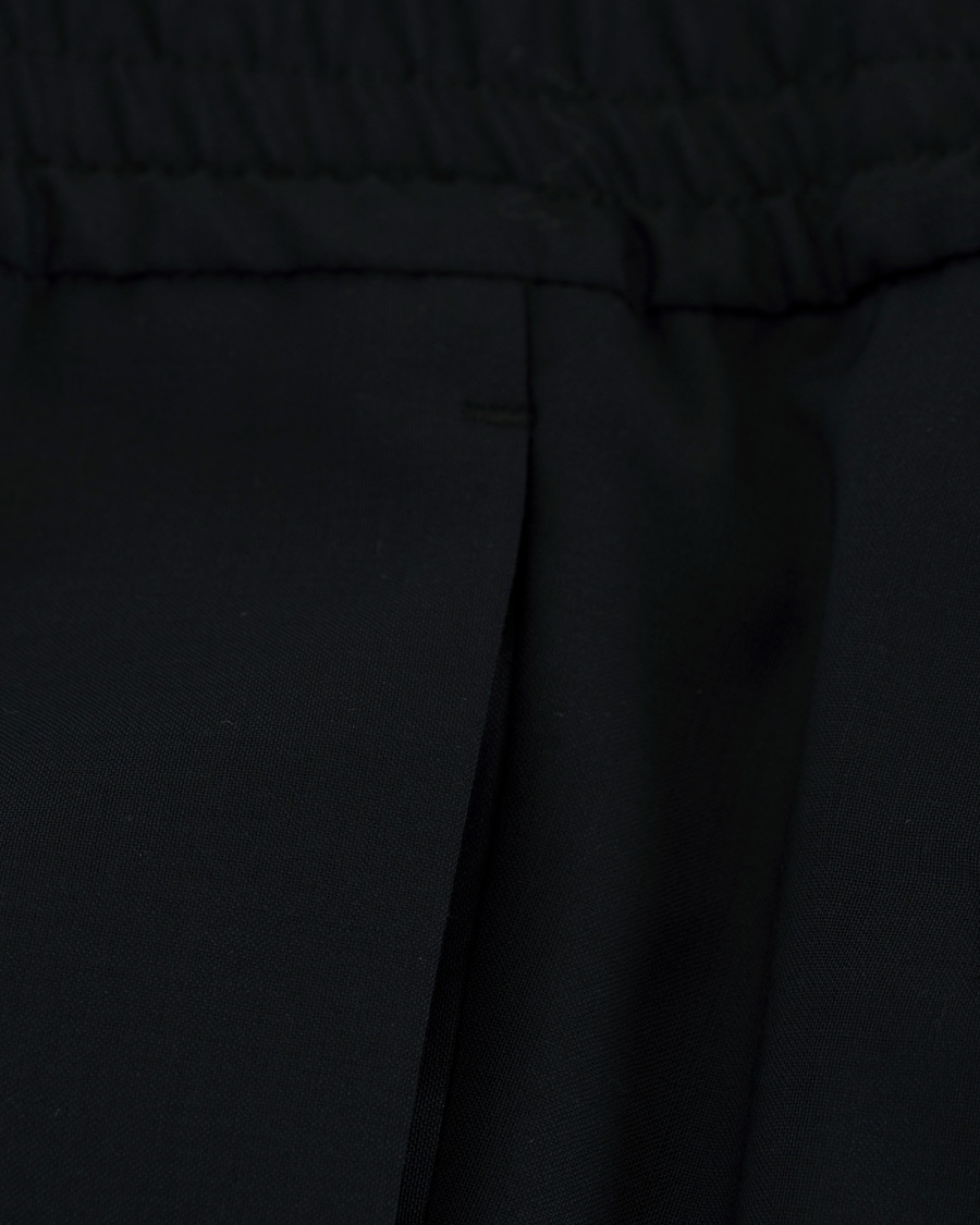 Herre | Bukser | J.Lindeberg | Sasha Comfort Wool Draw String Trousers Navy