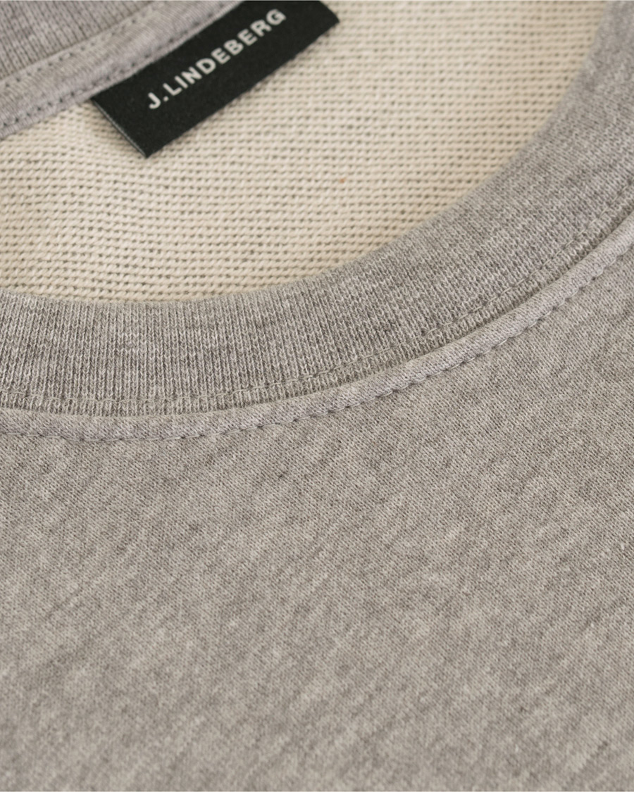 Herre | Trøjer | J.Lindeberg | Throw Loop Sweatshirt Light Grey